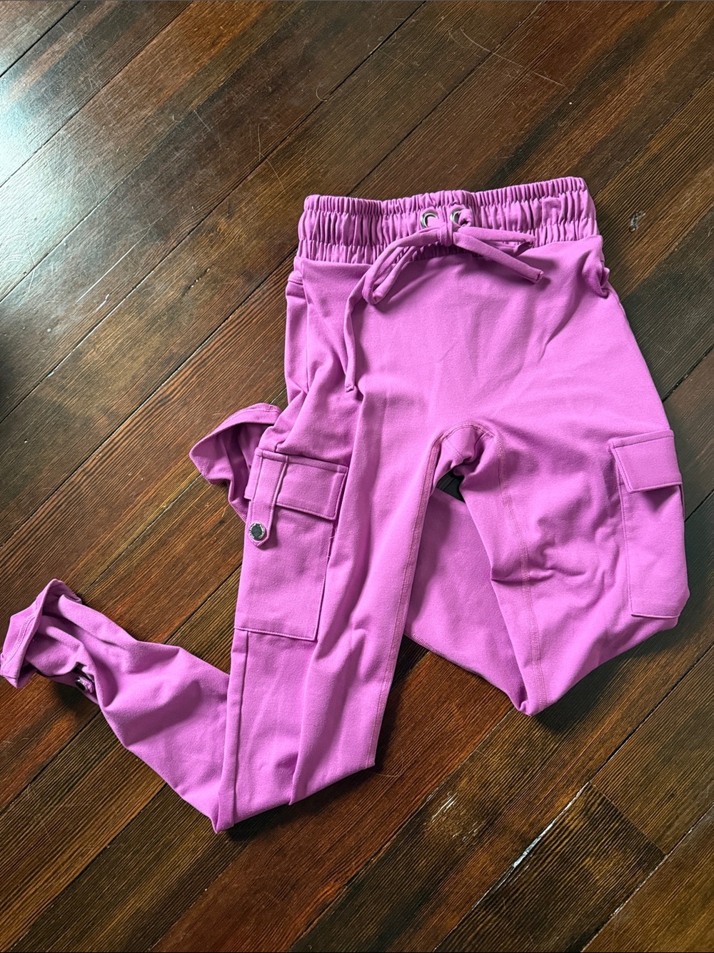 Bombshell Sportswear Pink Cargo Jogger Pants